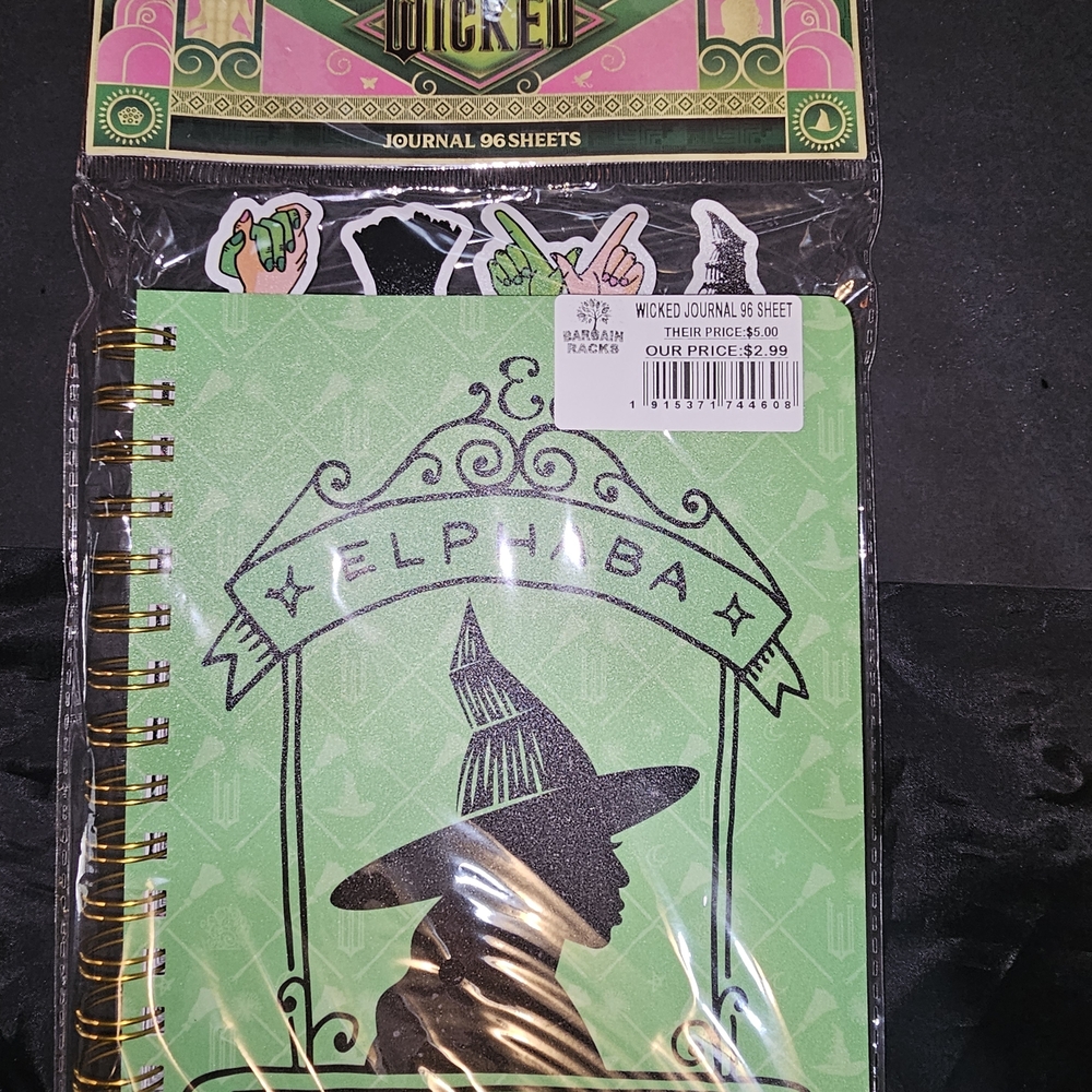 Wicked Journal with Stickers - Elphaba